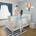 Bed Rail Guard for Toddlers Kid with Adjustable Height and Safety Lock-59 inch