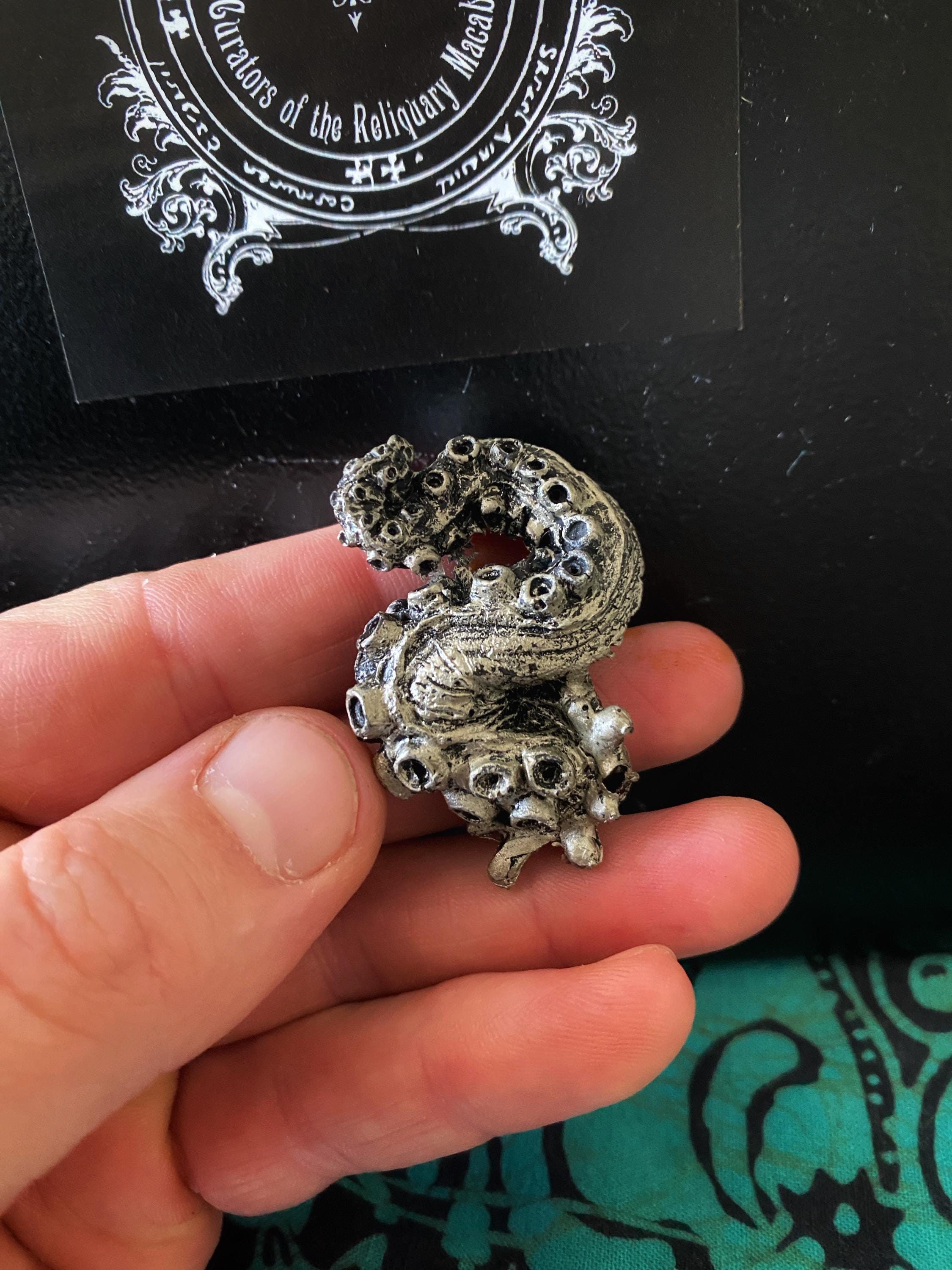 Kraken Tentacle Magnet, Pewter Finish
