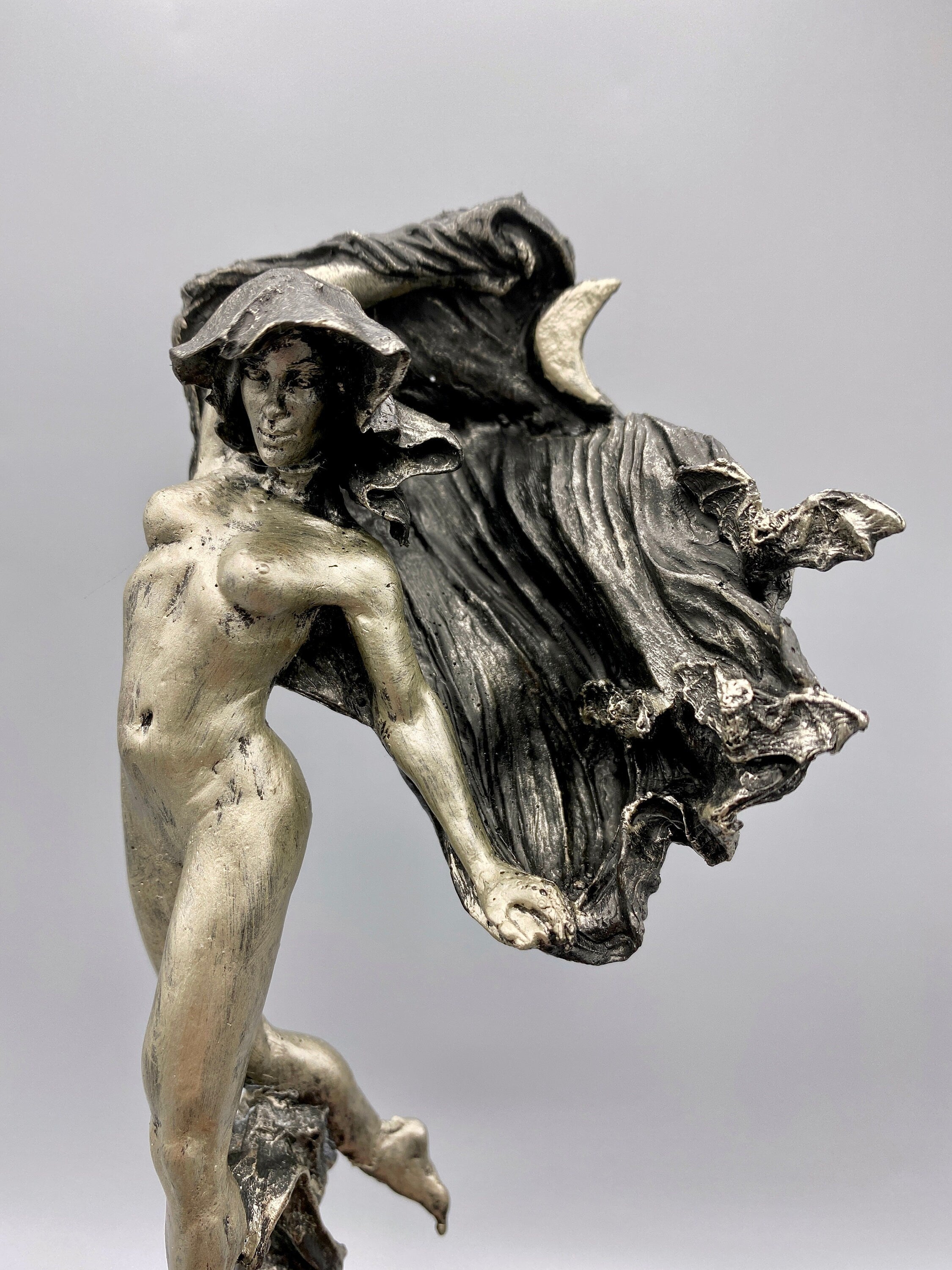 Nyx, the Goddess of the Night Statue, Half Scale | Mythological Deities Figurine | Myths and Legends Character| Mythic Art for Gothic Decor