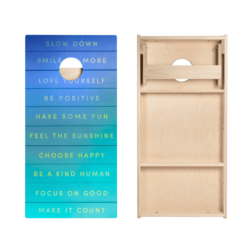 Be Your Best Star Cornhole Boards