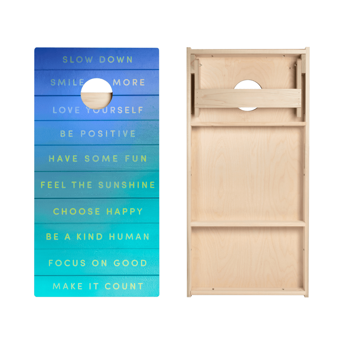 Be Your Best Star Cornhole Boards