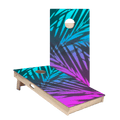 Beach Gradient Blue Star Cornhole Boards