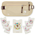 Travel Money Belt + RFID Sleeves