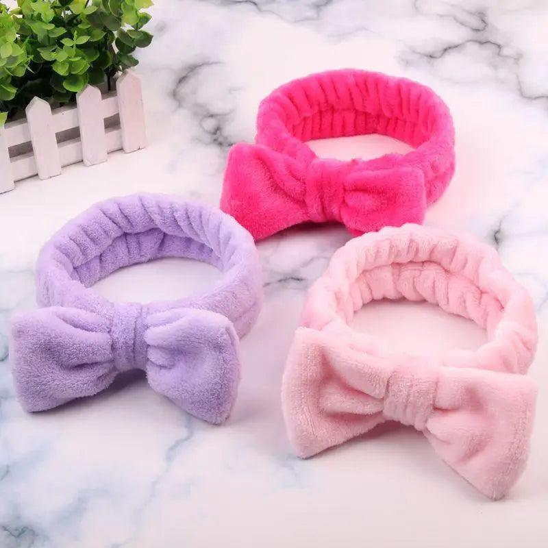 Big Soft Elastic Hairbands SPA Bath Shower Make Up Wash Face Headband Girls Hair Band Women Hair Accessories