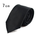 Black Business Skinny Men Neckties Wedding Slim Ties Elegant Men Lightweight High Quality Modern Ties