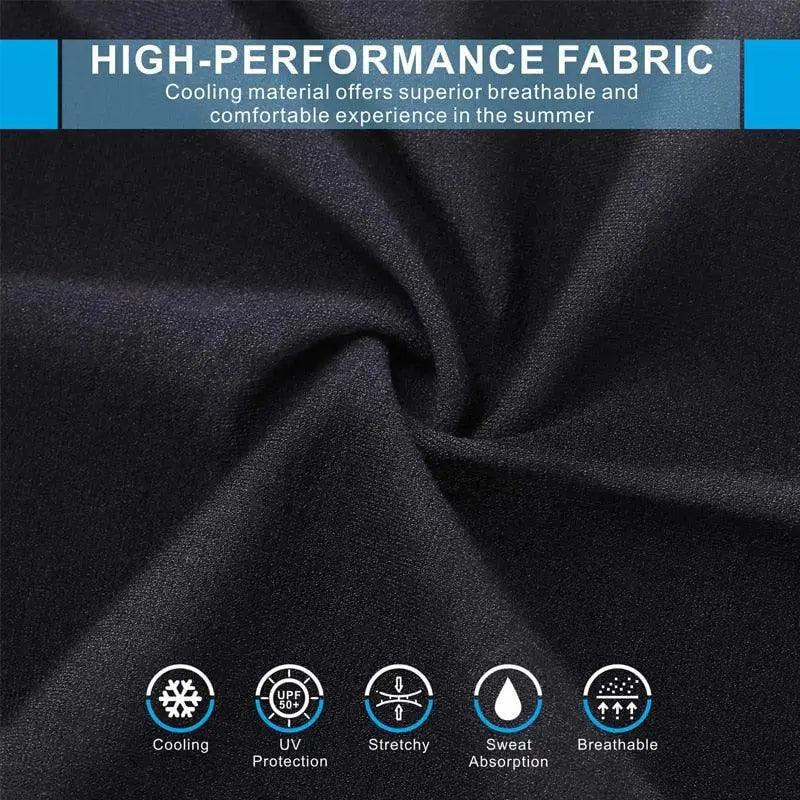 Black Men Unisex Cooling Arm Sleeves Cover Cycling Running Sun Protection Outdoor Activities Hide Tattoos Sleeve Cooling Sports Sleeve For Basketball Golf Football