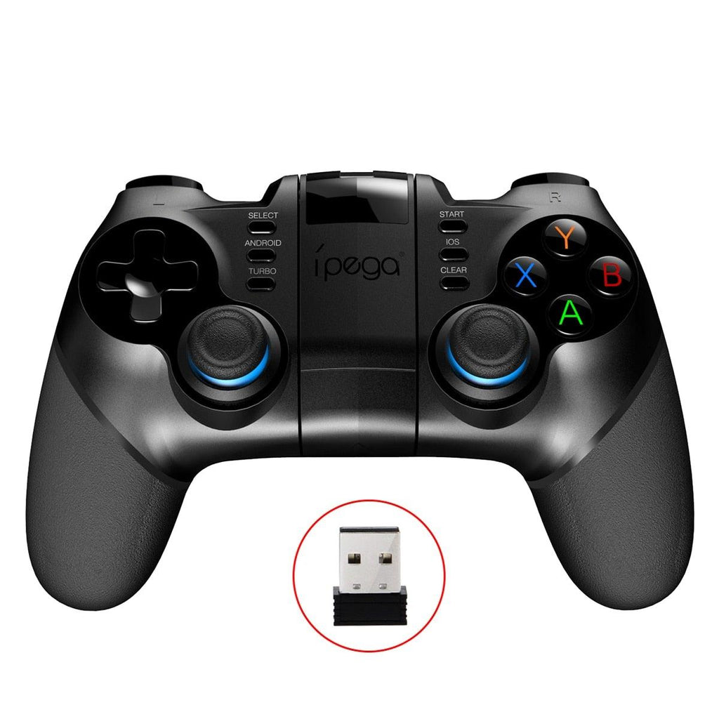 Black Portable 2.4G Wireless Bluetooth Mobile Trigger Joystick Game Console Controller Compatible With PC Laptop Tablets