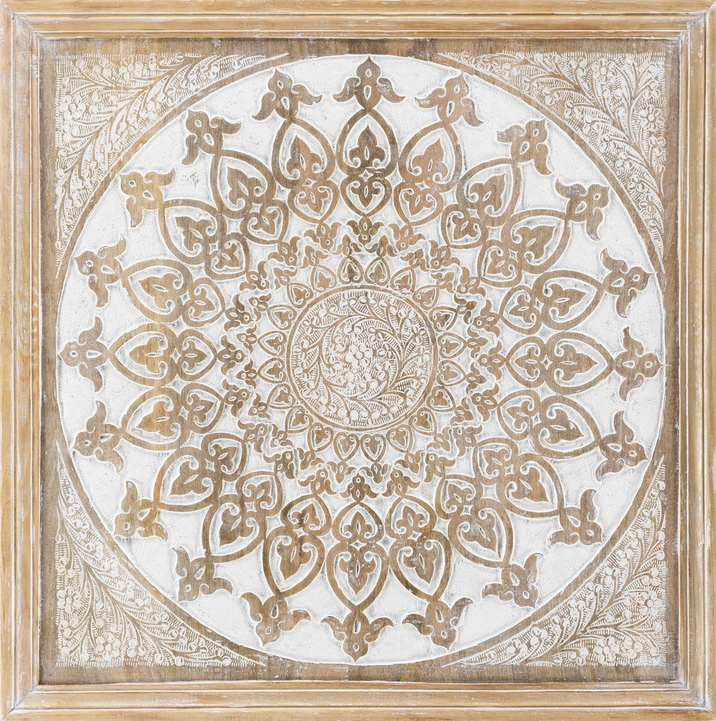 Boerne Traditional Pattern Wooden Wall Art Decor - Clearance