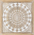 Boerne Traditional Pattern Wooden Wall Art Decor - Clearance