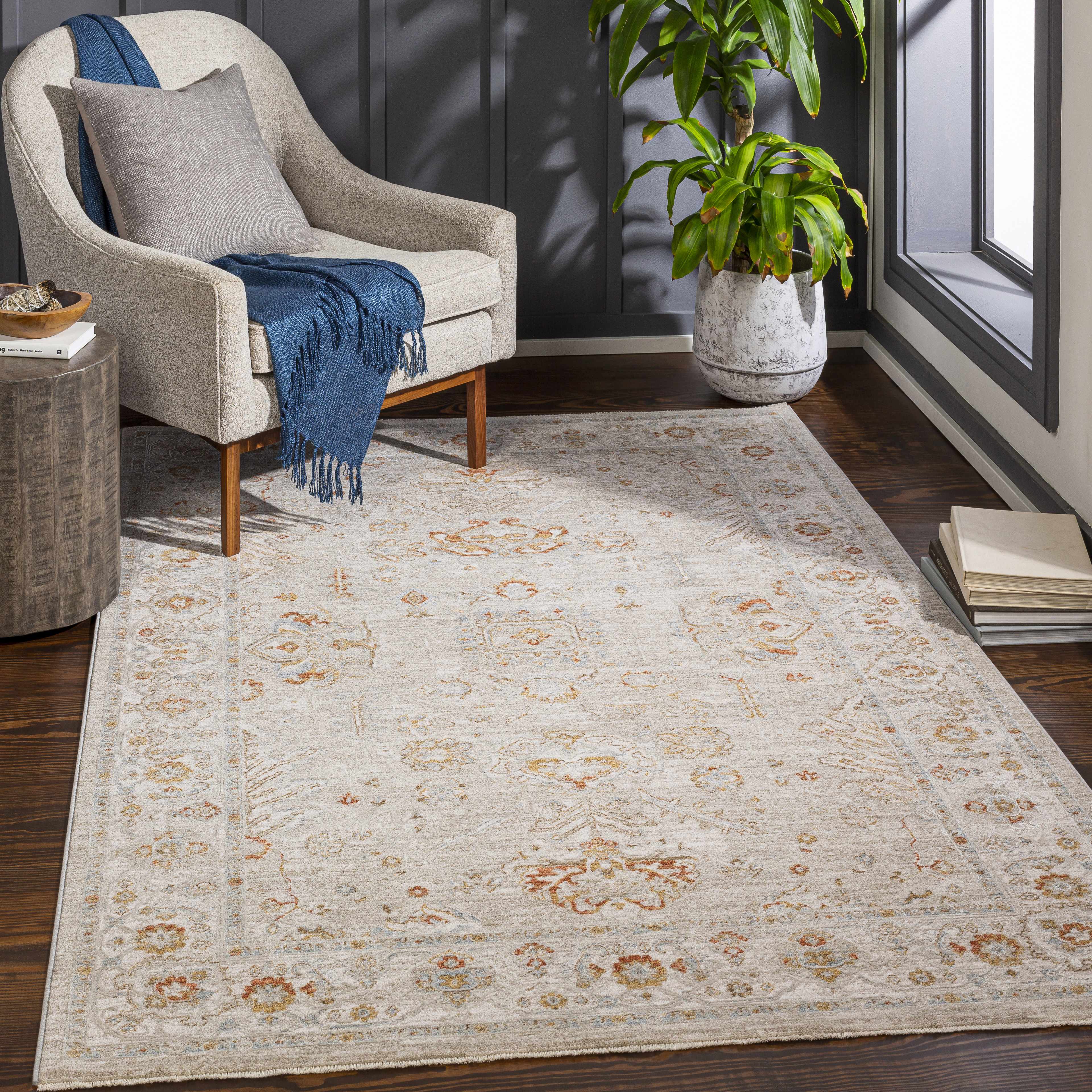 Bradley Oushak Thick Luxe Area Rug