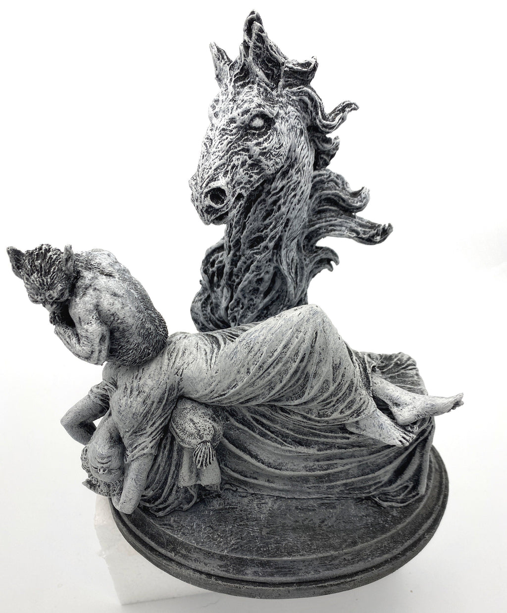 Statue of Henry Fuseli's "The Nightmare”,  Hand Painted Resin Sculpture | Victorian Gothic Figurine | Gothic Decor Dark Fantasy Gift