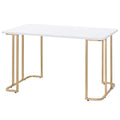 Estie - Writing Desk (Same Ac00902) - White & Gold