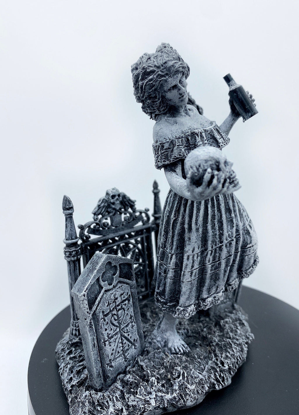 Witch’s Sabbath: Maman Brigitte, the Voodoo Death Loa Statue | Voudou Folklore Pagan Witchcraft Figurine | Witchy Art for Gothic Home Decor