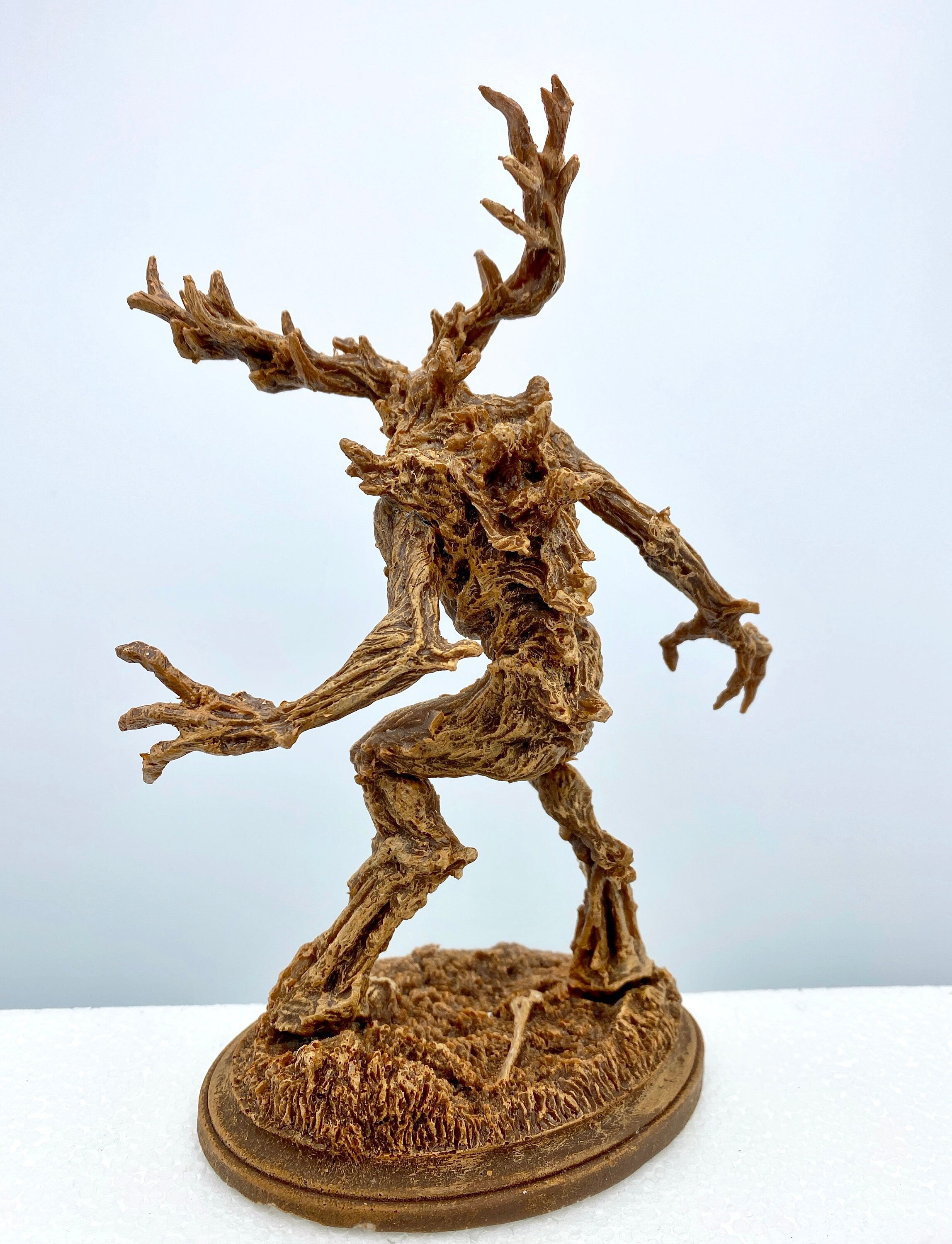 Leshen/ Wendigo Statue, Half Scale Sculpture | Mythical Creature Figurine | Folklore Legendary Wendigo Figurine. Fantasy Art Decor