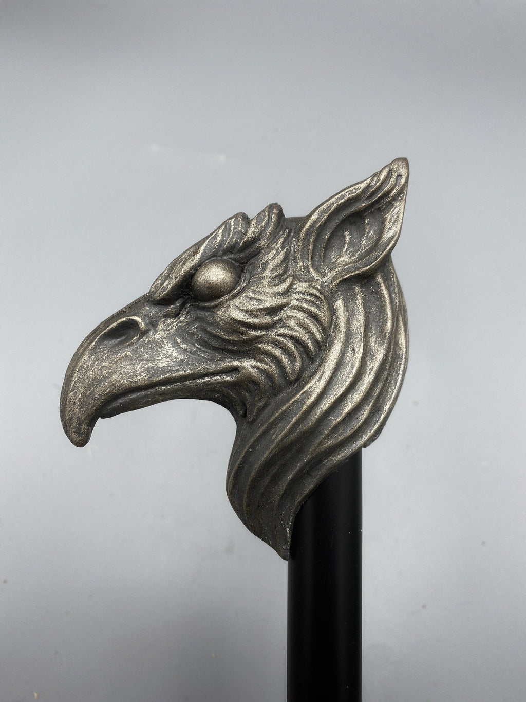Griffin Umbrella.Hand Sculpted Resin | Medieval Gothic Umbrella, Parasol | Fantasy Cosplay Gryphon Head Umbrella, Gothic Accessory