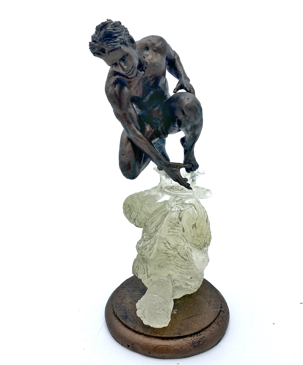 Narcissus' Reflection Statue: Introspection and Identity, Translucent Version