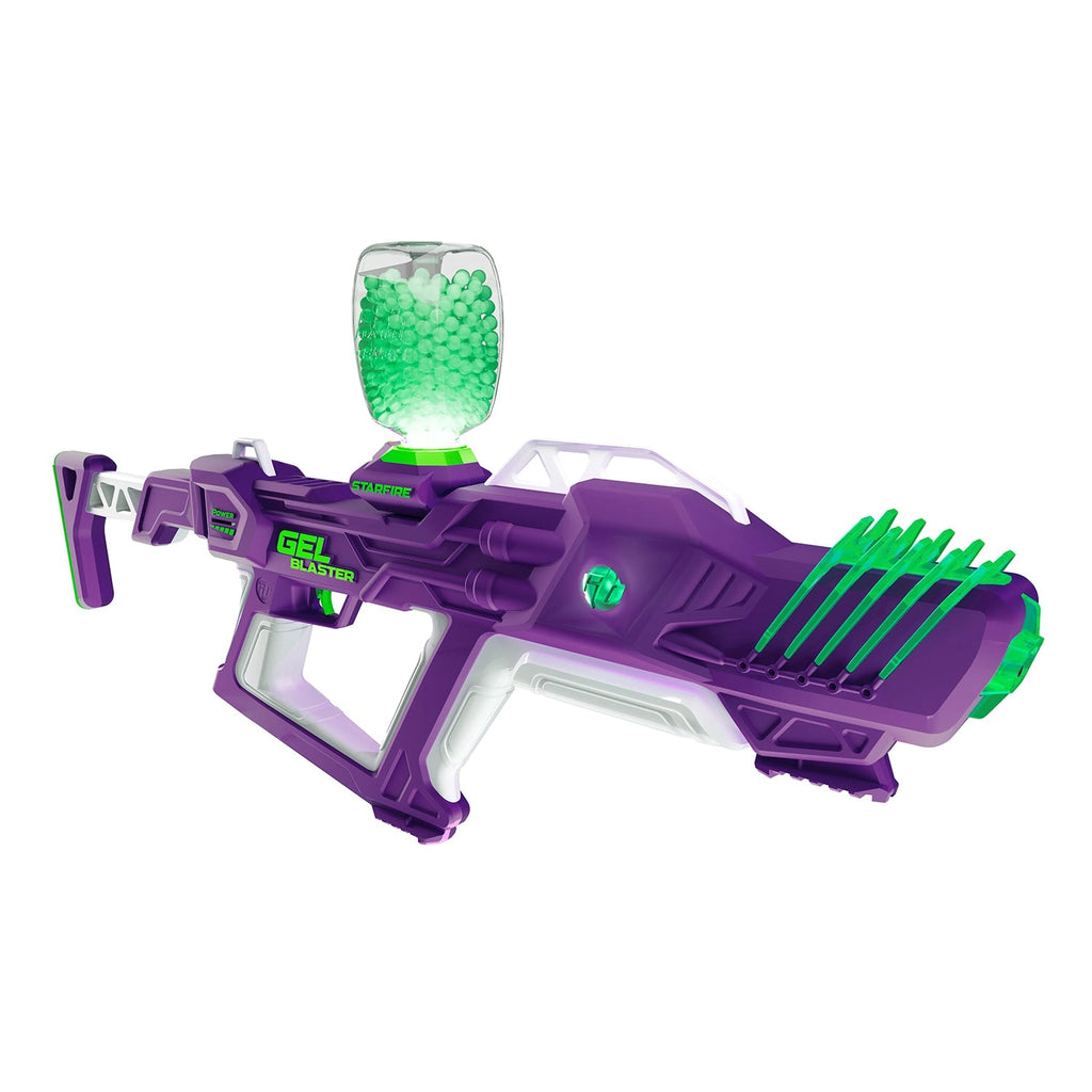[Not Allowed to Sell on Amazon] Gel Blaster Starfire XL Glow-in-The-Dark Blaster Toy Gun High Performance Splat Gun Toy with 6000 Gellets 170-250 FPS