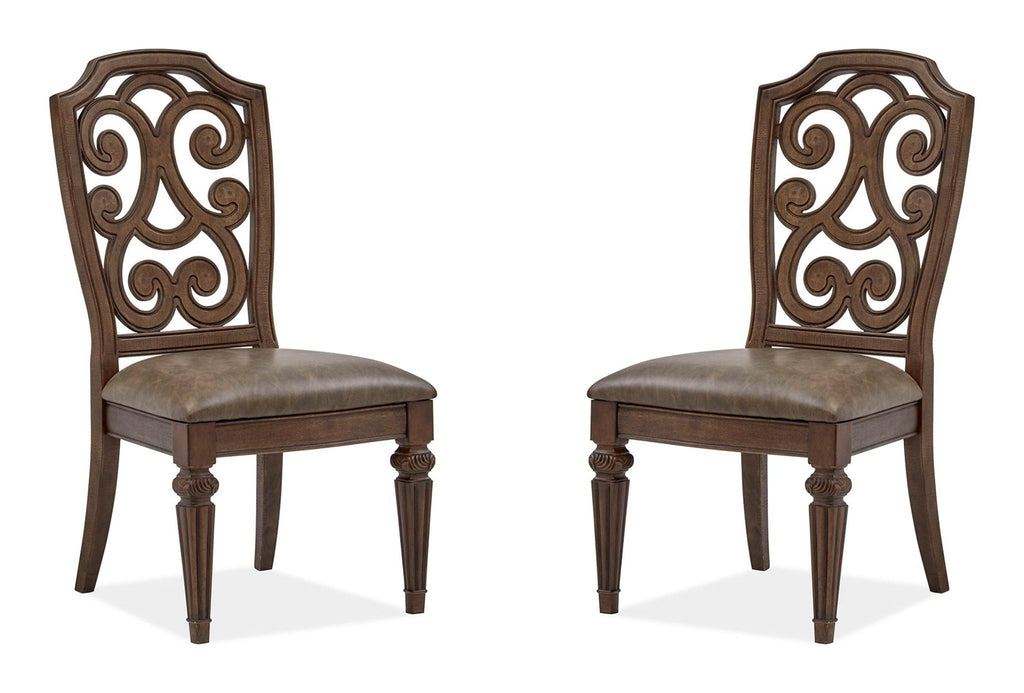 Durango - Wood Dining Side Chair With Upholstered Seat (Set of 2) - Willadeene Brown