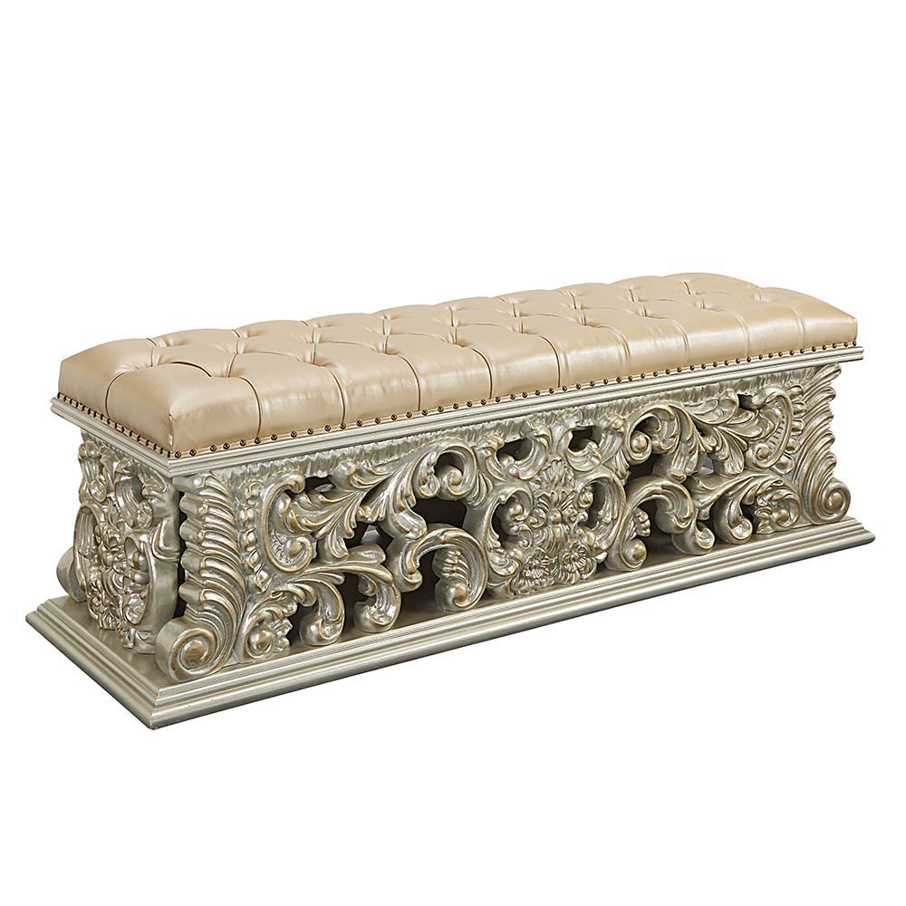 Sorina - Bench - Antique Gold