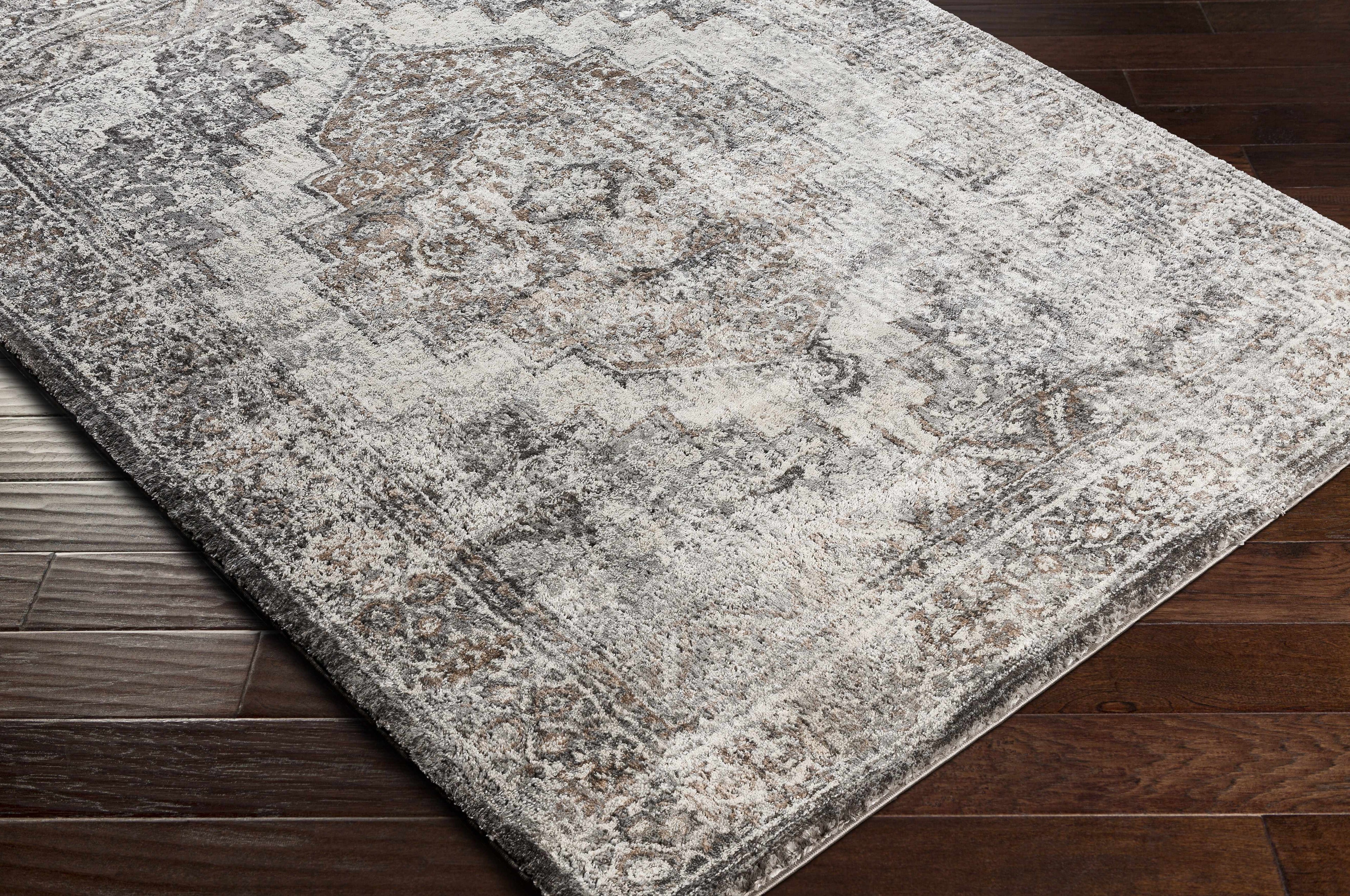 Manaring Charcoal Luxe Thick Area Rug - Clearance