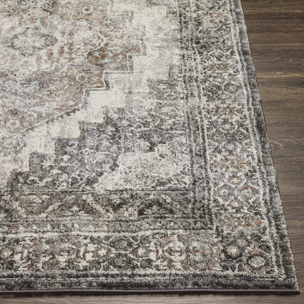Manaring Charcoal Luxe Thick Area Rug - Clearance