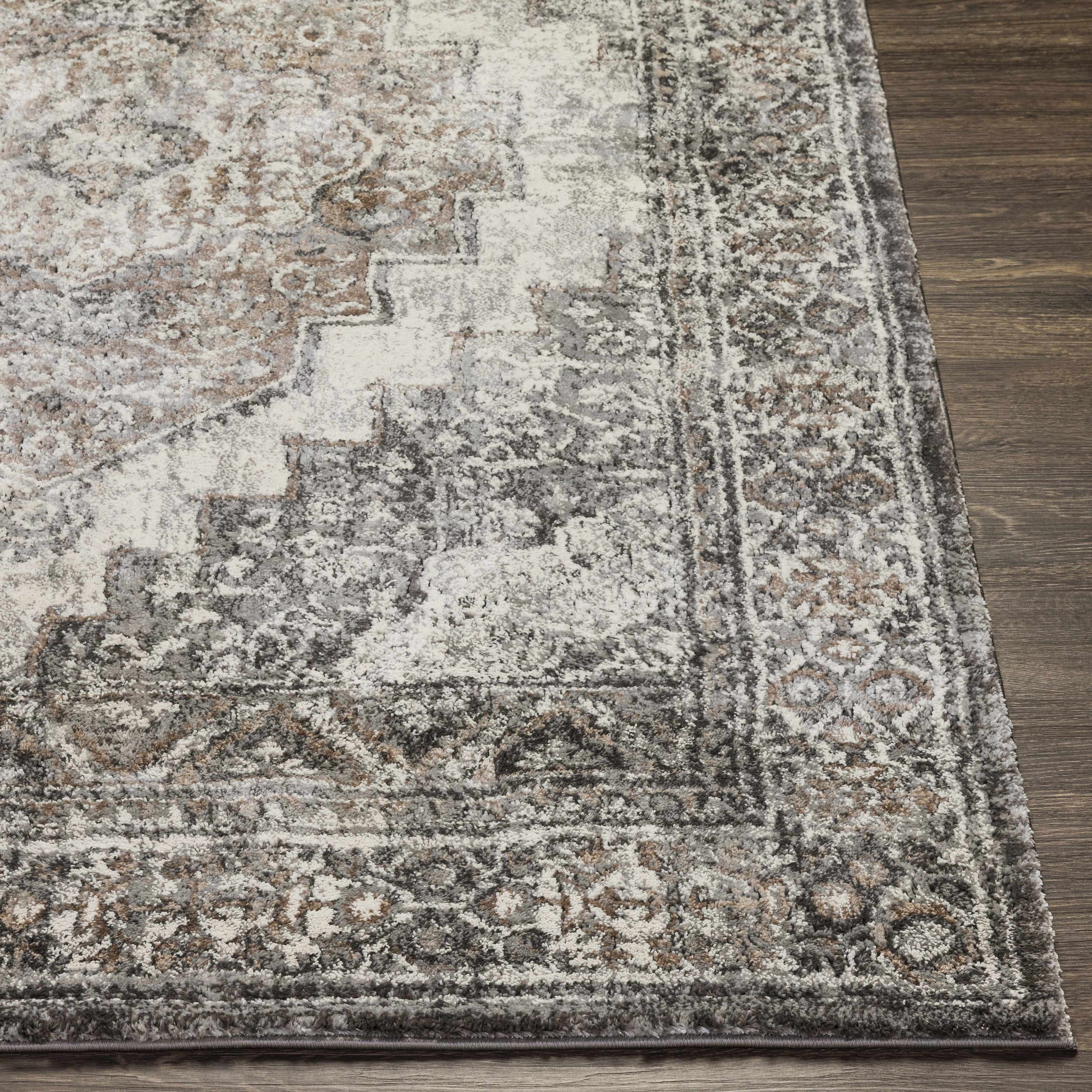 Manaring Charcoal Luxe Thick Area Rug - Clearance
