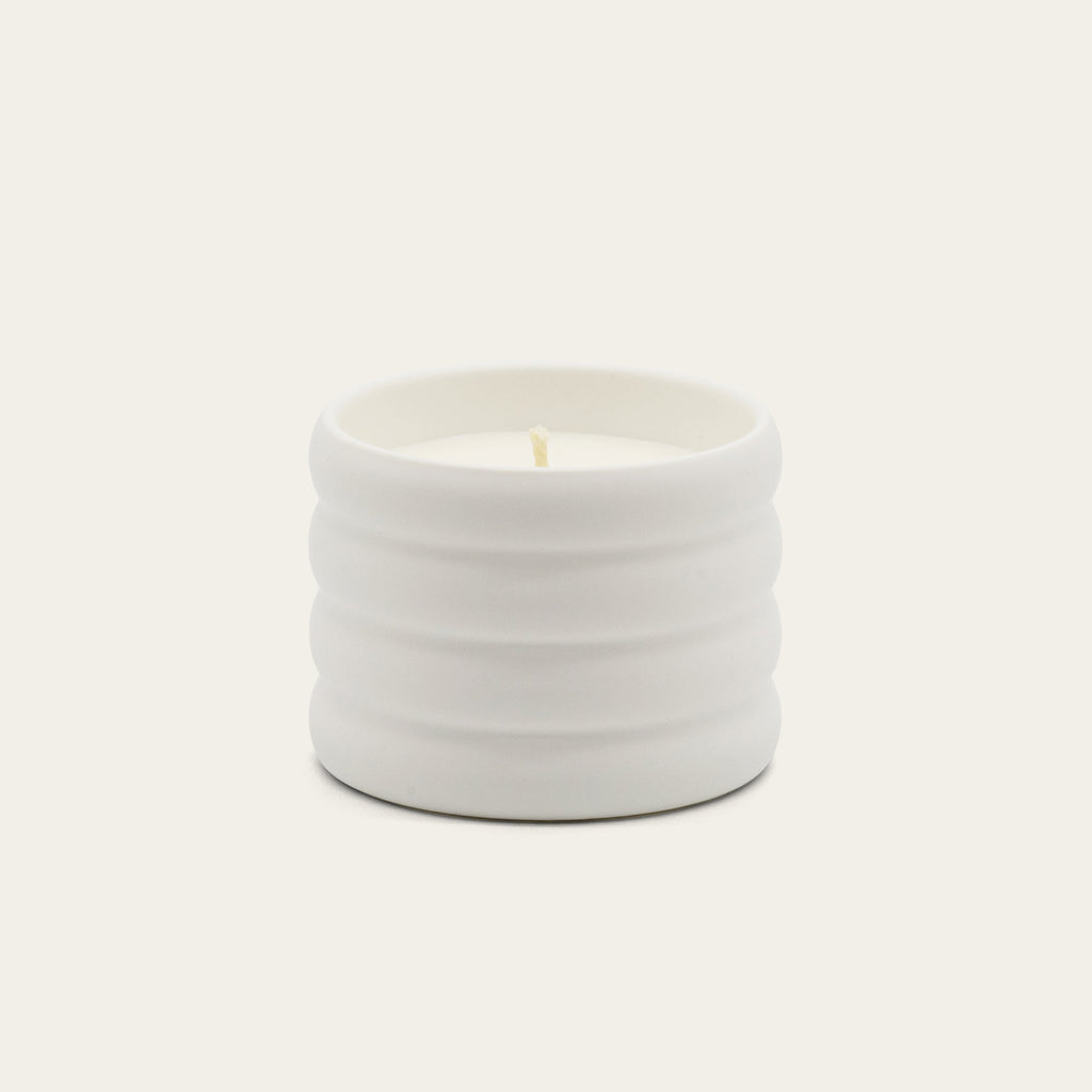 Soy Wax Ceramic Candle & Wick Trimmer Set