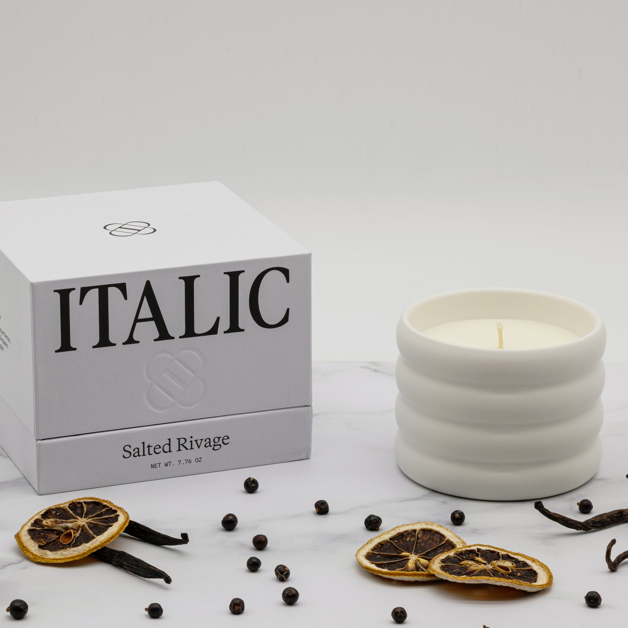 Soy Wax Ceramic Candle & Wick Trimmer Set