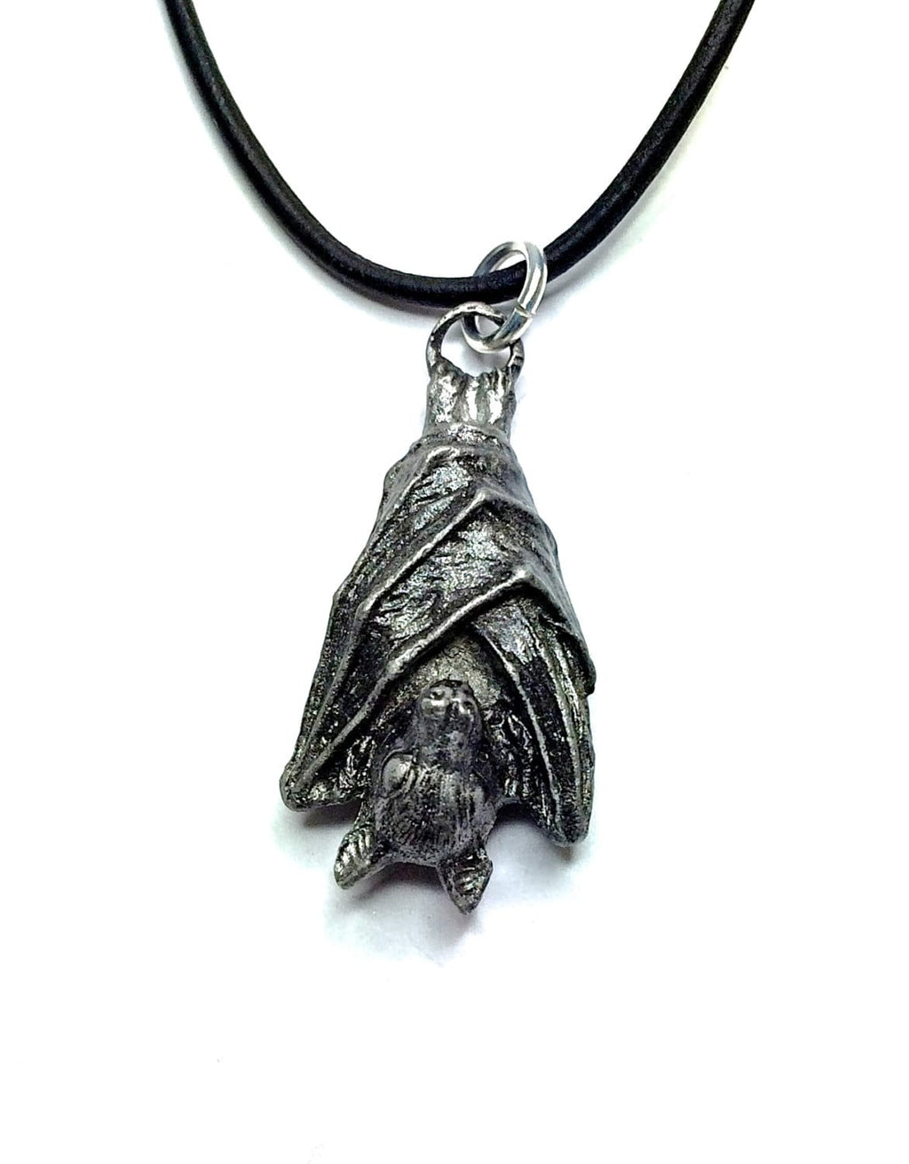 Fruit Bat Pendant | Gothic Necklace, Hanging Bat Pendant, Bats Lovers Gift | Handmade Goth Pendant, Vampire Jewelry, Animal Accessory