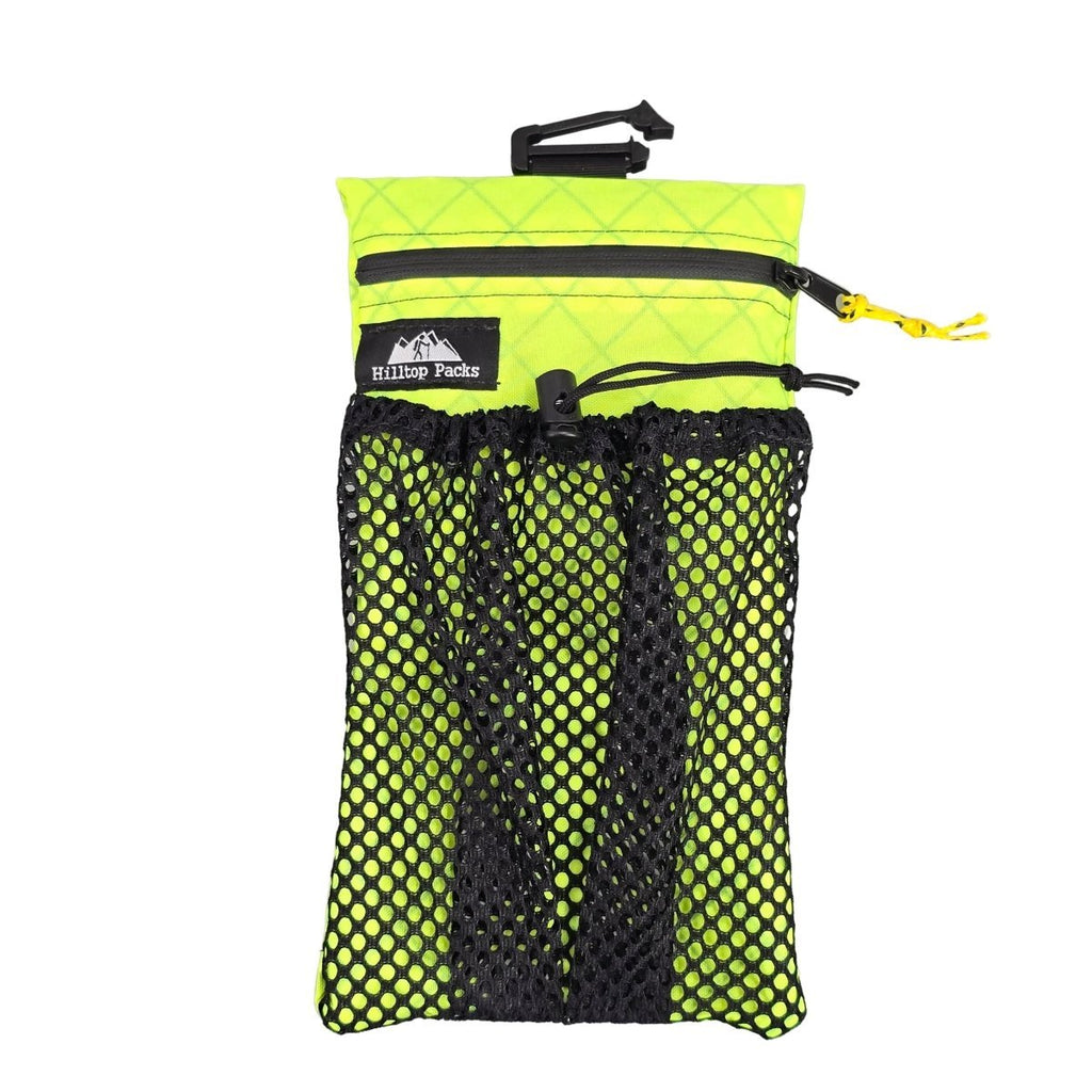 Cell Phone Pouch for Backpack Shoulder Strap (with Zipper)