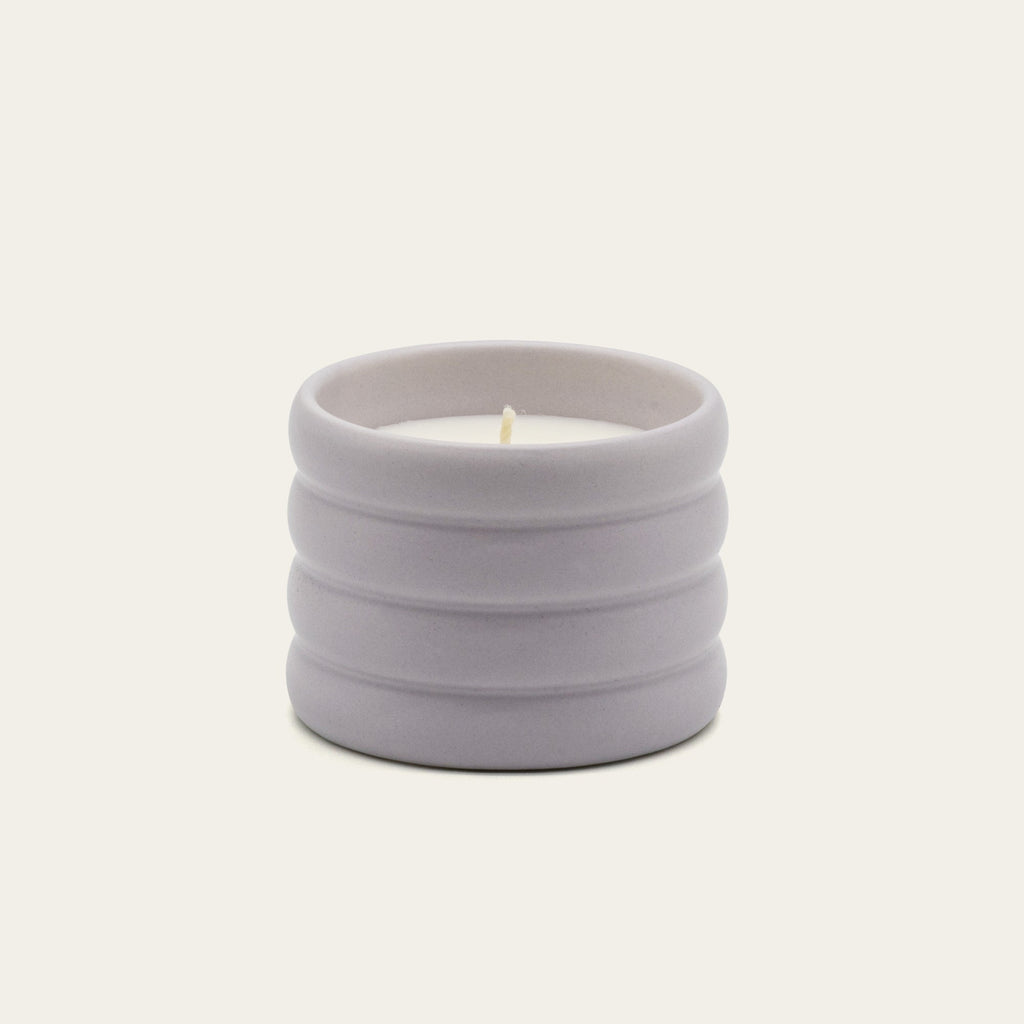 Soy Wax Ceramic Candle & Wick Trimmer Set