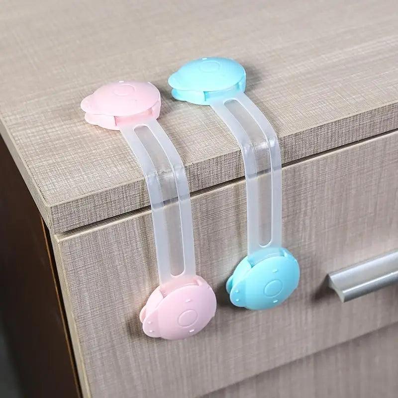 Child Safety Cabinet Lock Baby Proof Security Protector Drawer Door Cabinet Lock Plastic Protection Kids Safety Door Lock