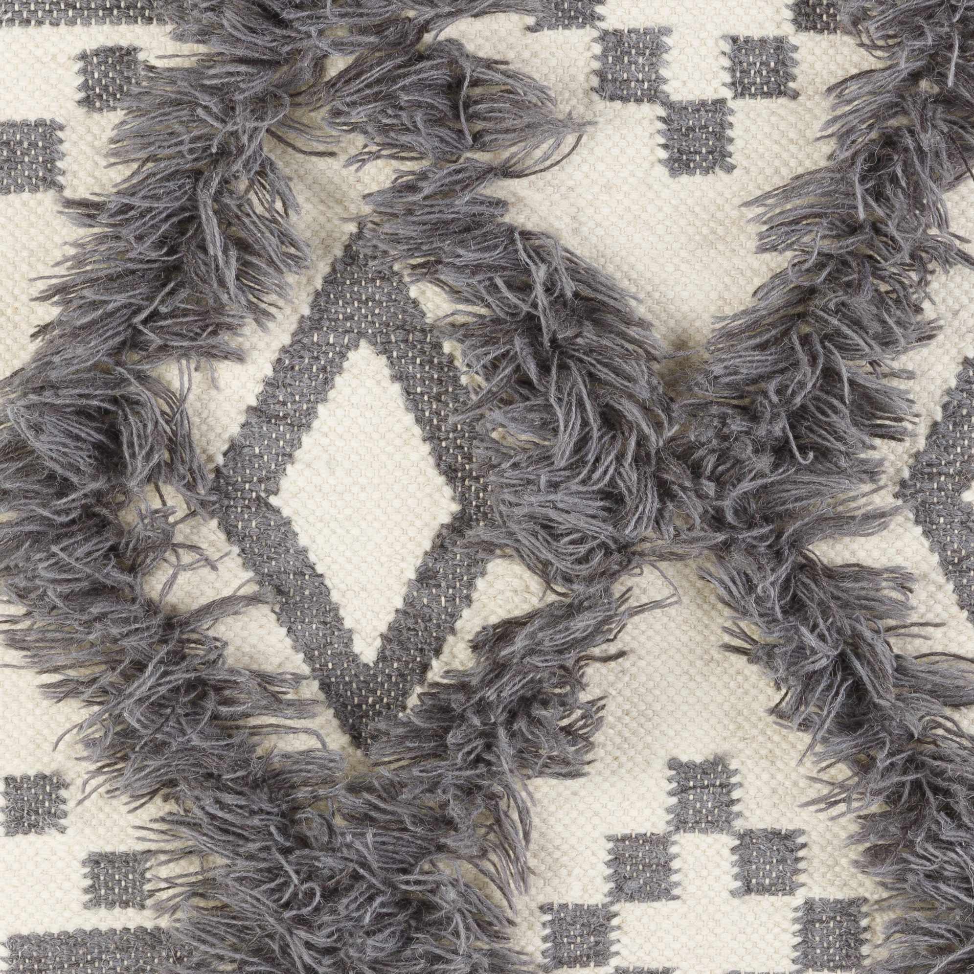 Chapelton Gray Geometric Textured Wall Hanging - Clearance