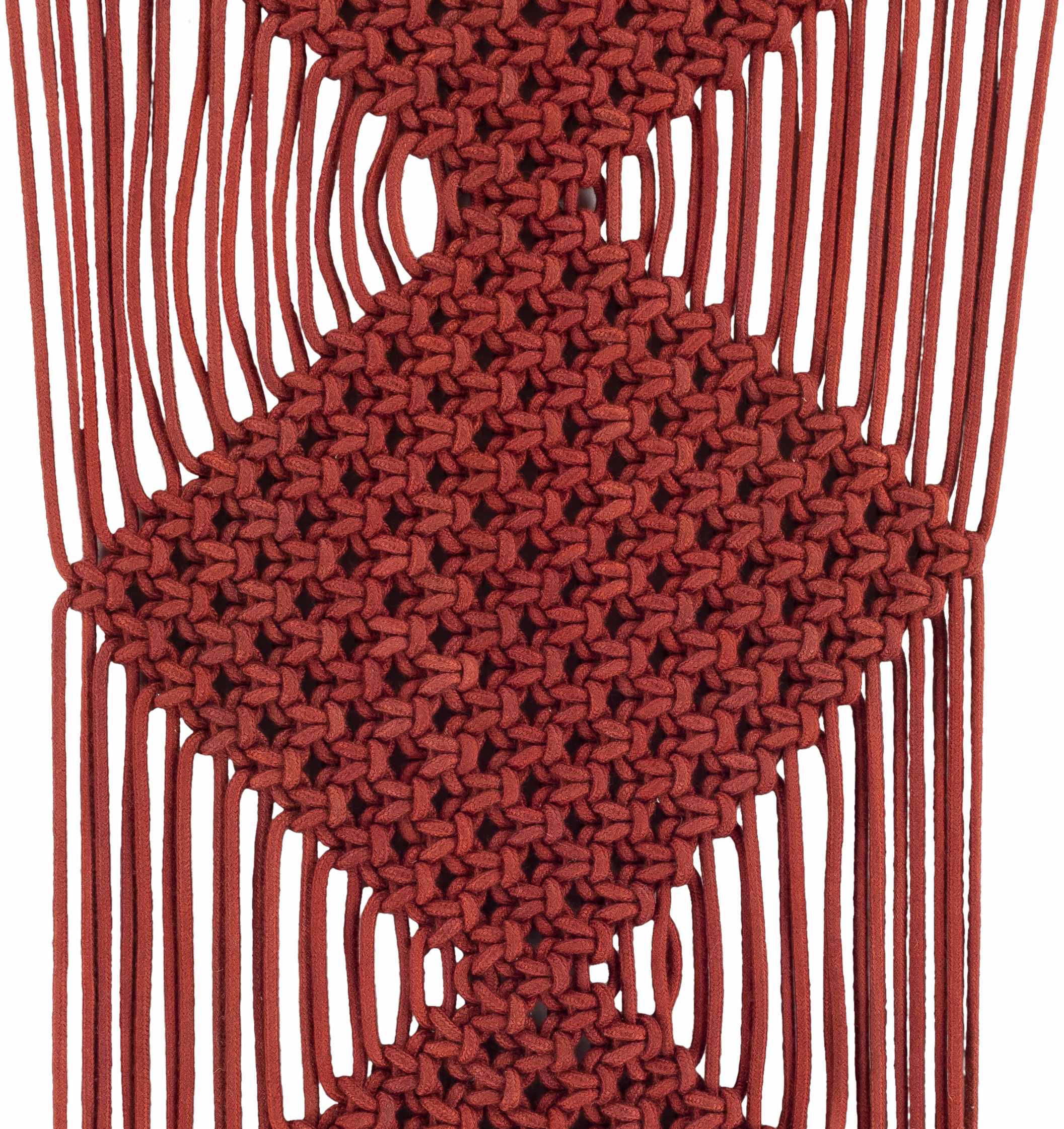 Columbio Rust Macramé Wall Hanging Decor - Clearance
