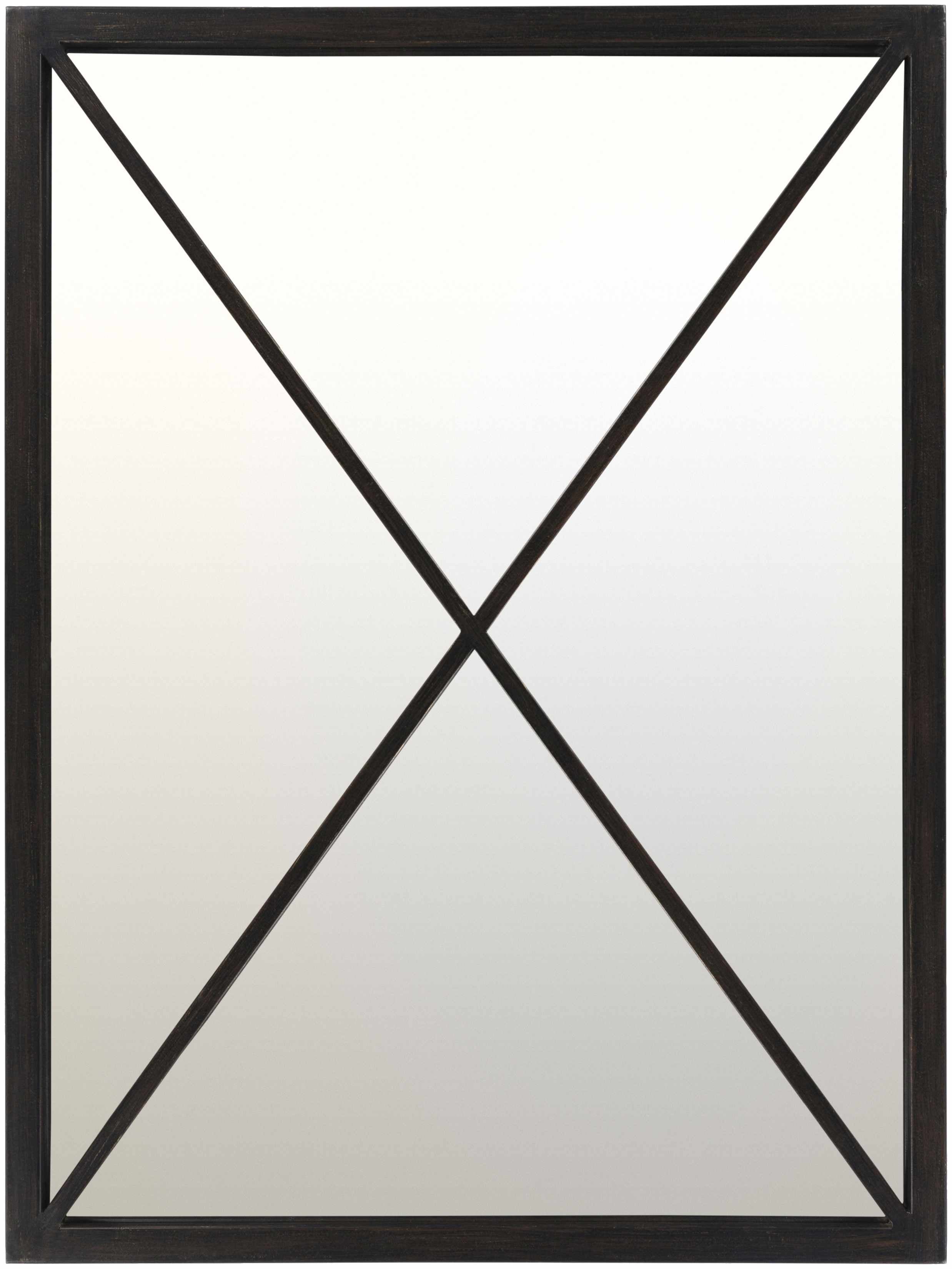 Candon Black Framed Mirror - Clearance