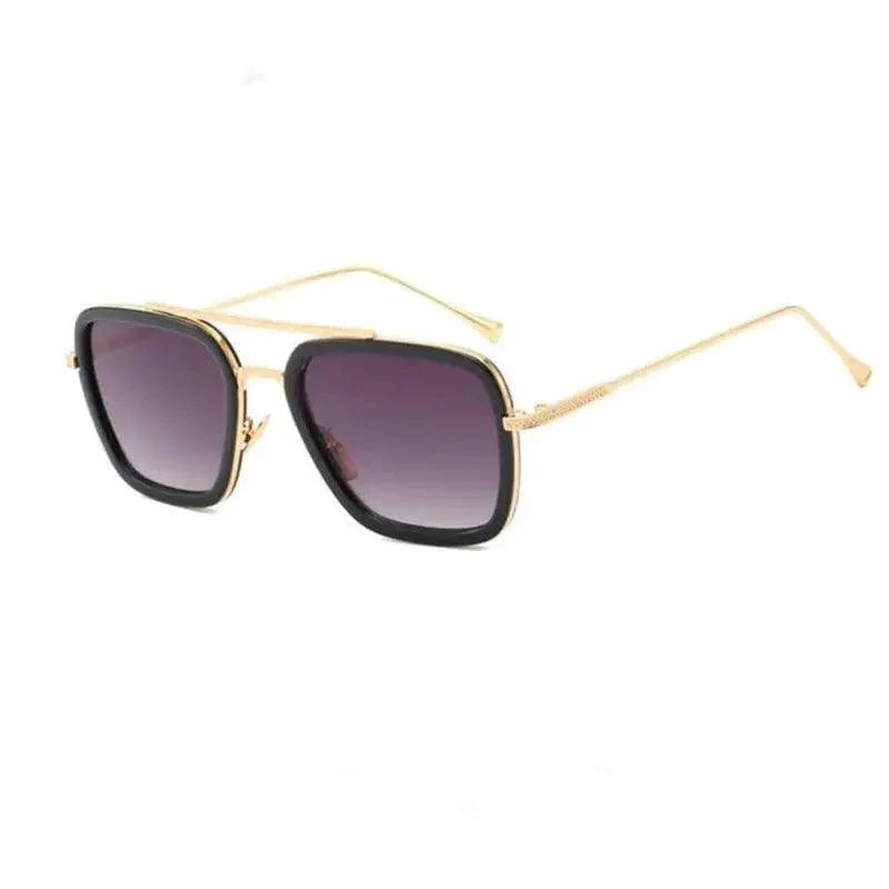 Cool Glasses Modern  Elegant Cosplay Vintage Retro  Sunglasses Vintage Aviator Square Sunglasses for Men Gold Frame Retro  Classic Sunglasses
