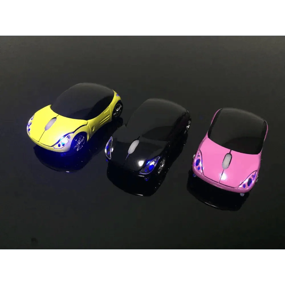 Cool Sport Car Wireless Mouse 3D  Shape Ergonomic Optical Mice Stylish USB Receiver Mouse For Laptop And Computer