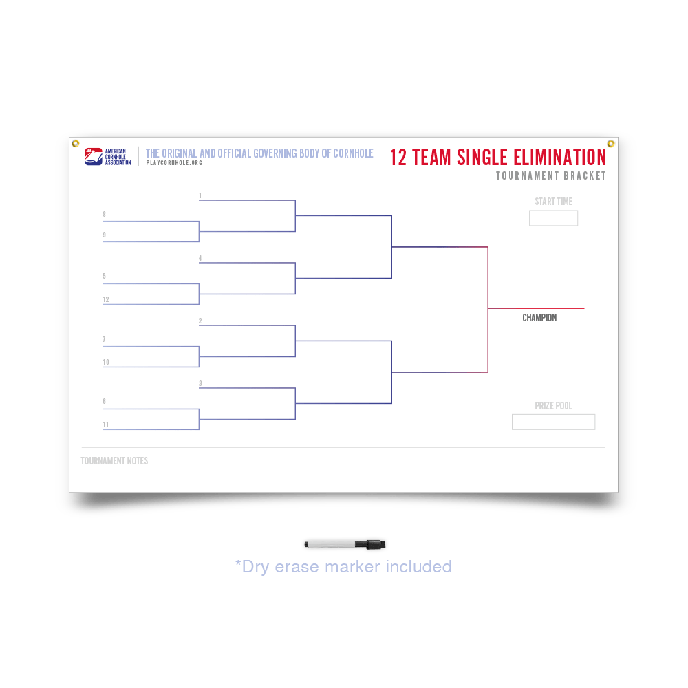 Cornhole Tournament Brackets