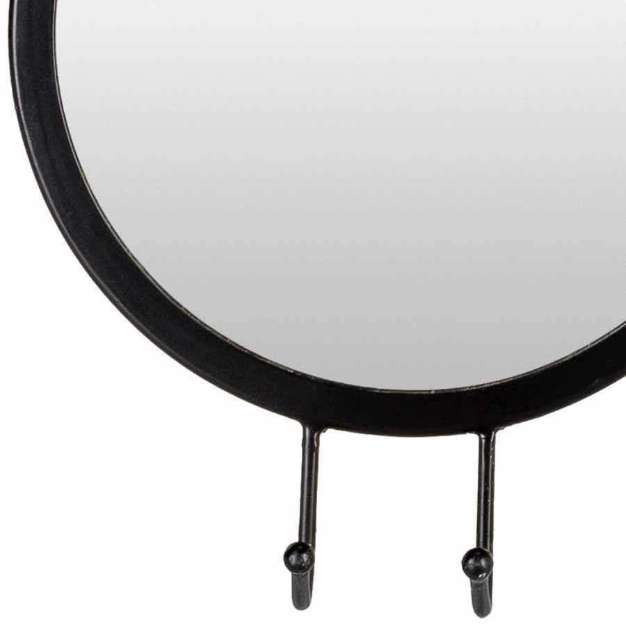 Cotmon Black Iron Frame Mirror - Clearance