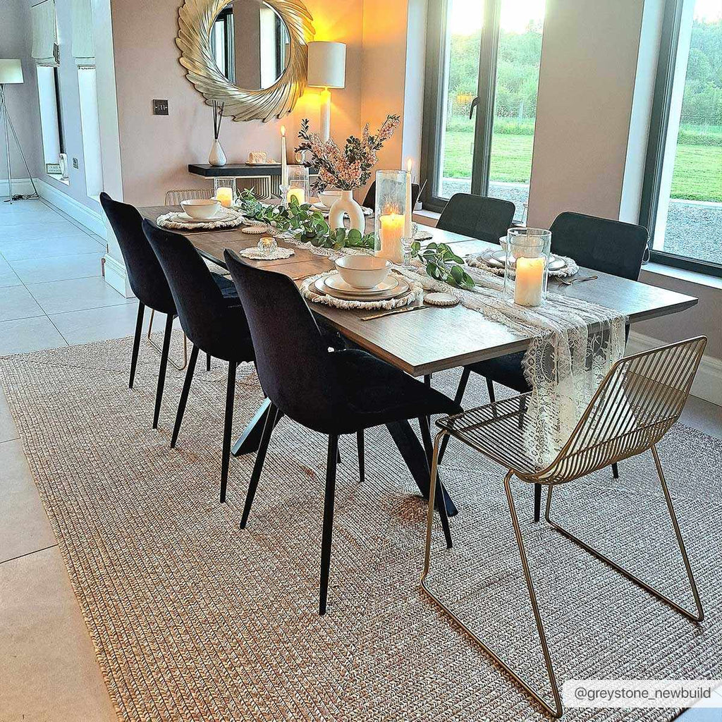 Cream Braided Faux Jute Outdoor Rug