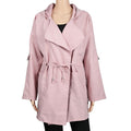 Women's Lightweight Hooded Trench Coat