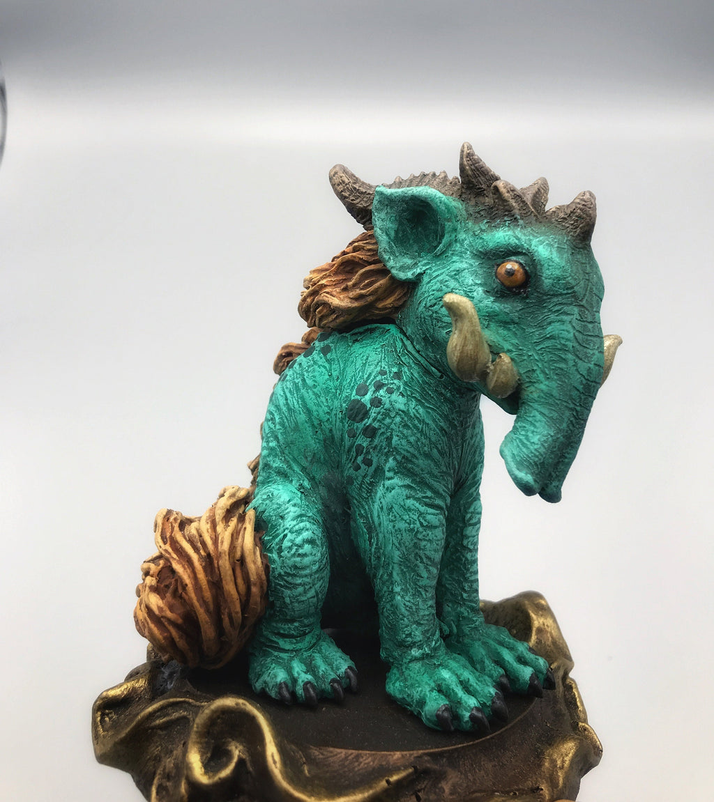 Baku, the Dream Guardian Statue, Full Color