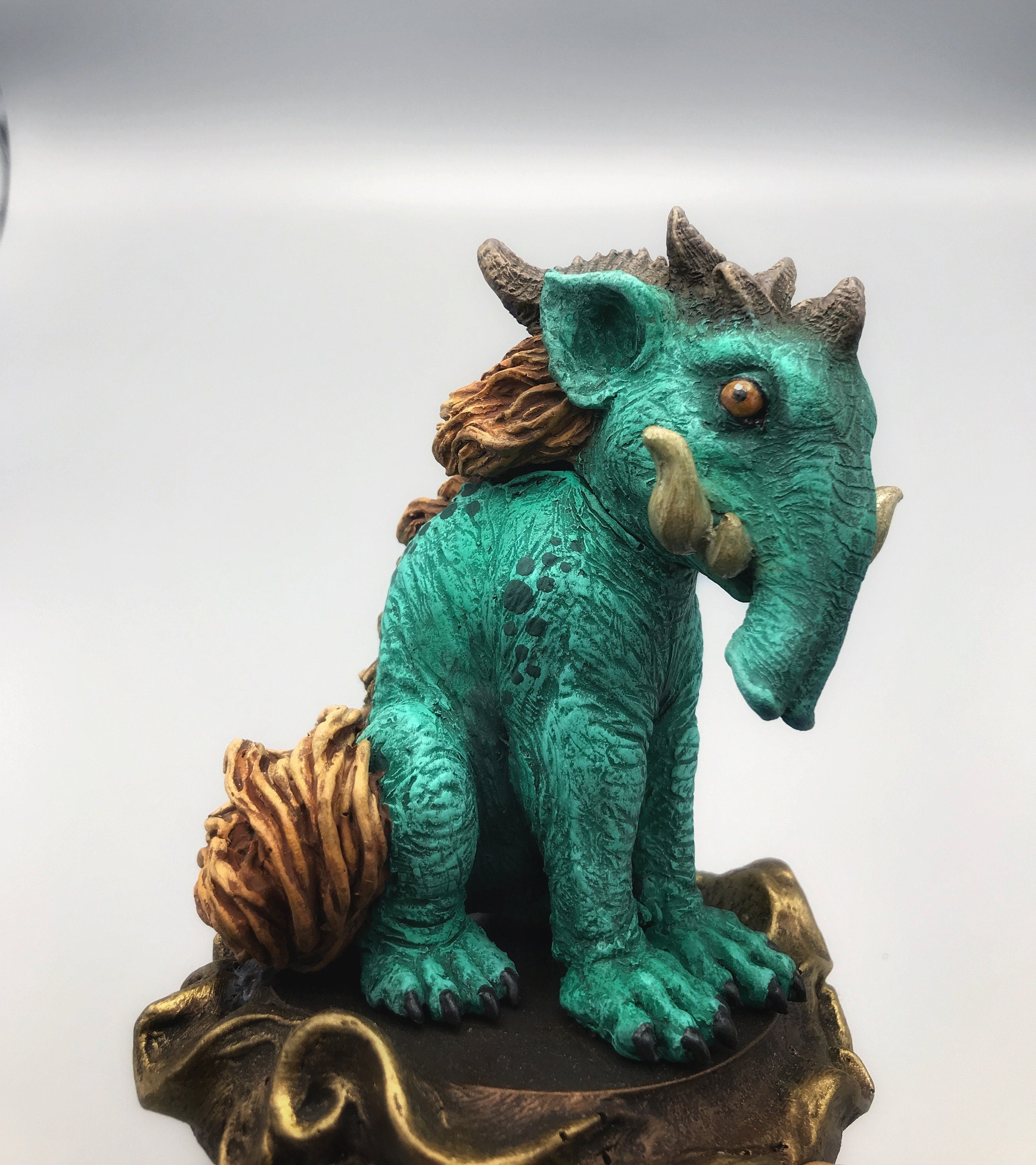 Baku, the Dream Guardian Statue, Full Color