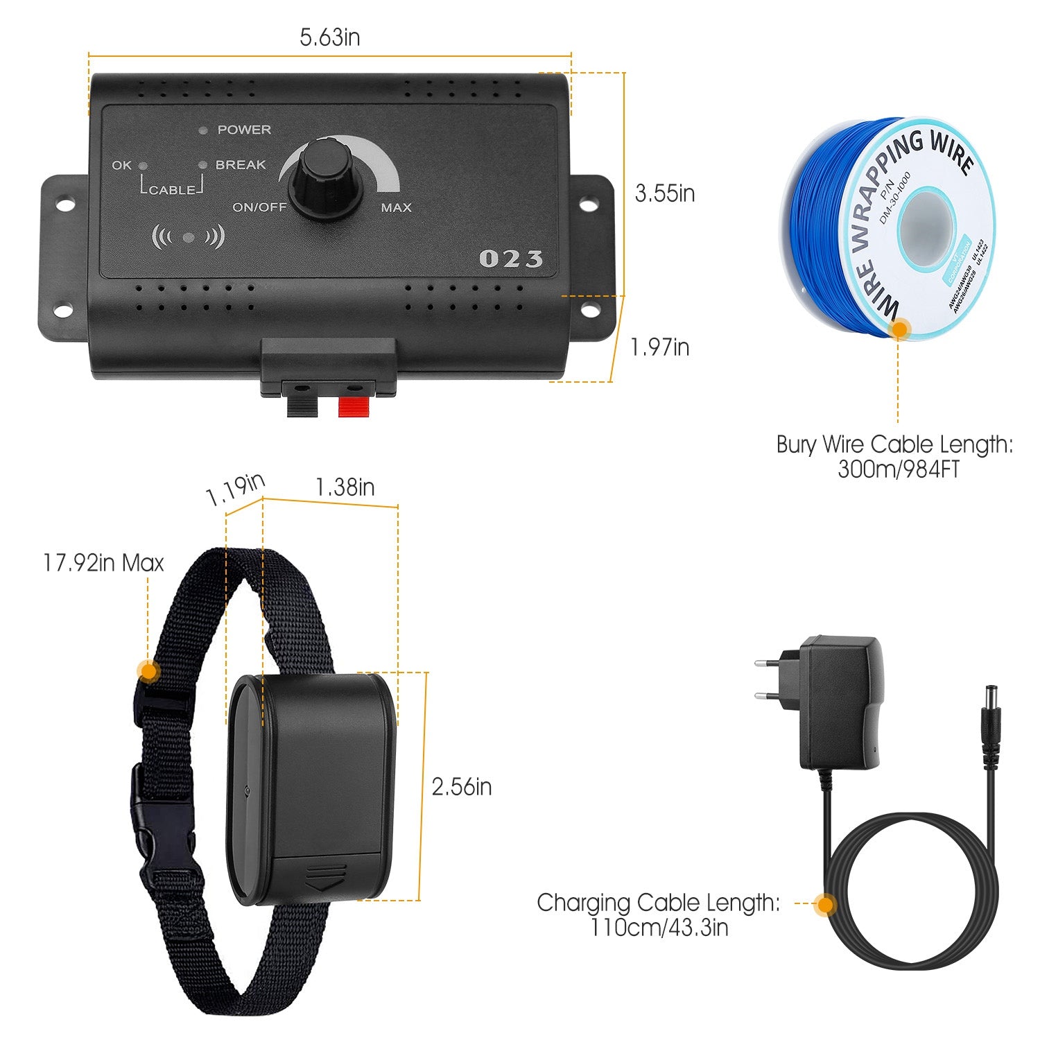 GBruno Electric Dog Fence System