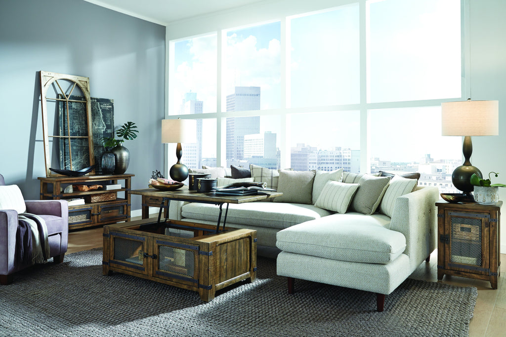 Chesterfield - Rectangular End Table - Farmhouse Timber
