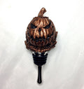 Jack O' Lantern Winestopper, Hand Painted Resin | Gothic Halloween Barware, Pumpkin Bottle Stopper |Fantasy Gothic Wine and Barware Gift