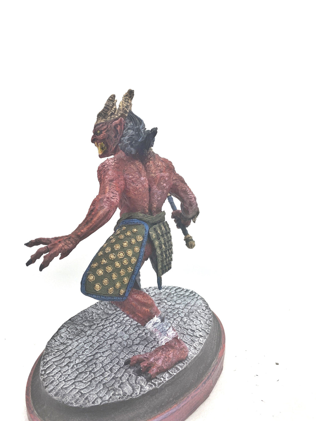 Oni Statue, Full Color, Red