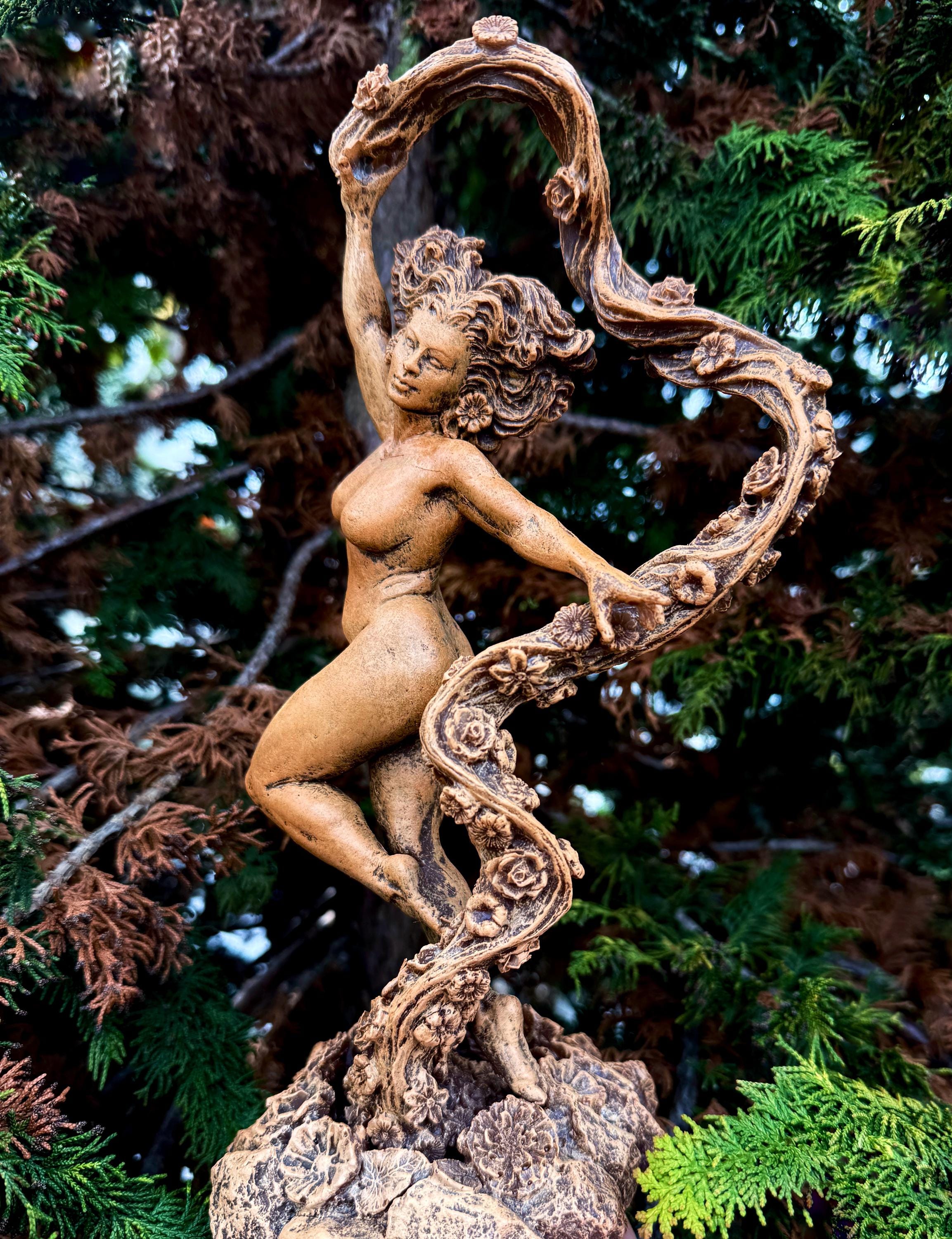 Gaia Statue: Goddess of the Earth | Mythological Gods Figurine | Myths and Legends Statue |Statue for Nature and Fantasy Art Lover Decor