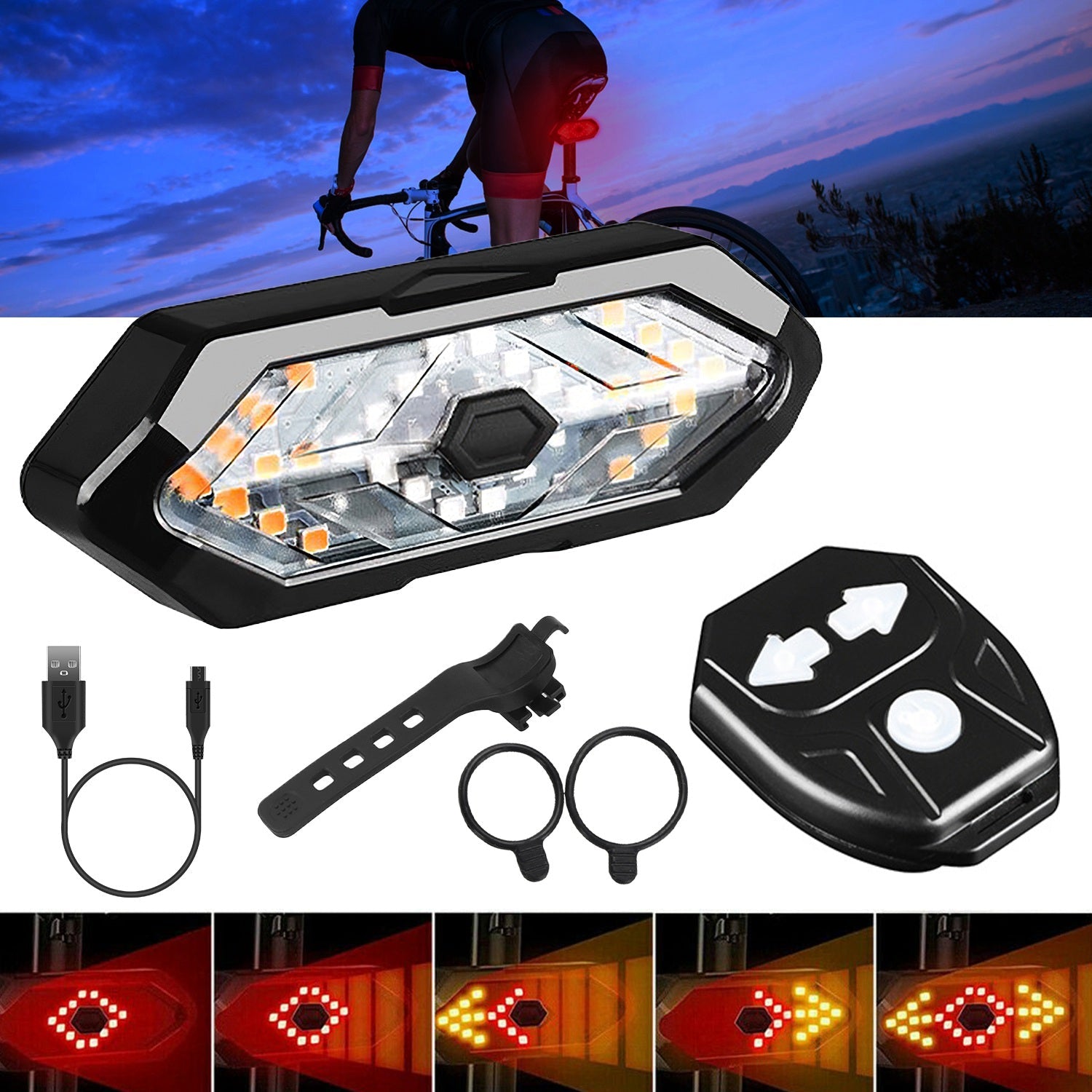 GBruno Smart Bike Tail Light