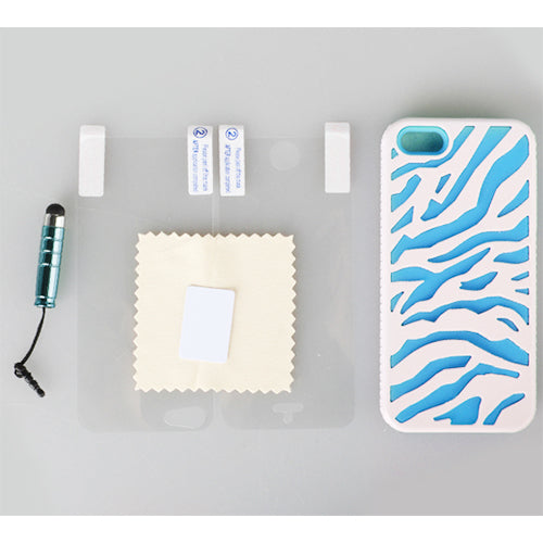 Zebra Case with Stylus & Screen Protector